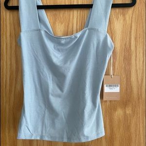Reformation Clarke Jeans top. NWT